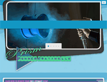 Tablet Screenshot of prismpowdercoating.net